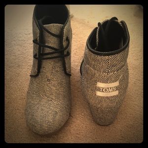 Toms wedge booties